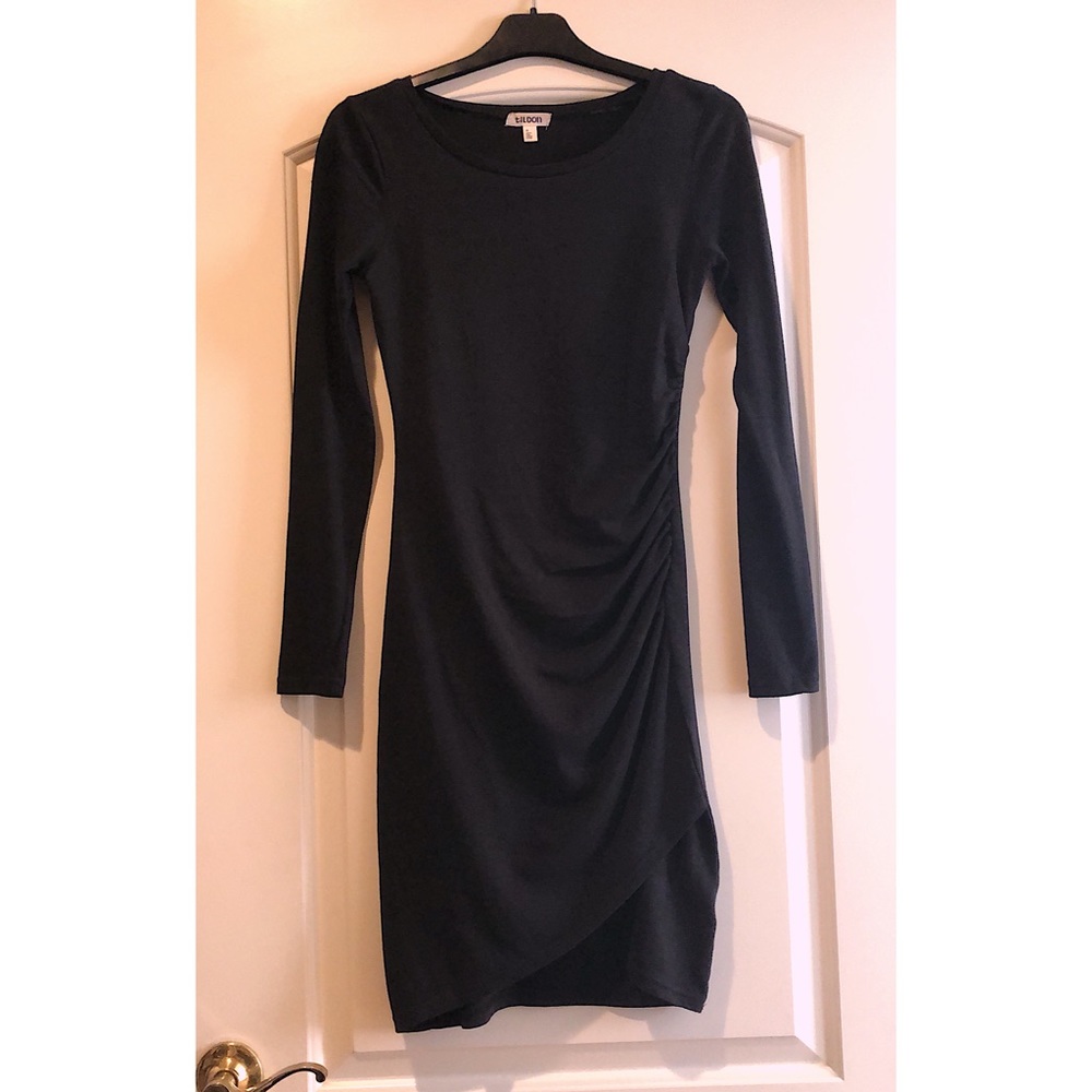 Black Tildon Midi Dress